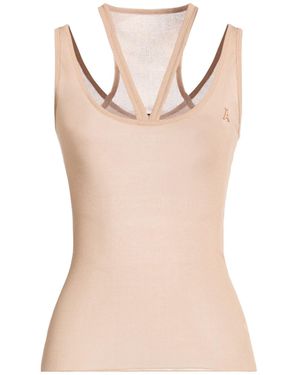 ANDREADAMO Tank Tops - Natural