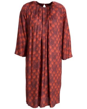 Manila Grace Mini Dress Viscose - Red
