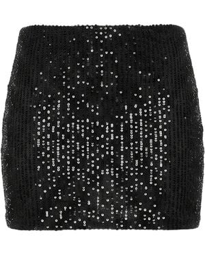 In the mood for love Mini Skirt Polyester - Black