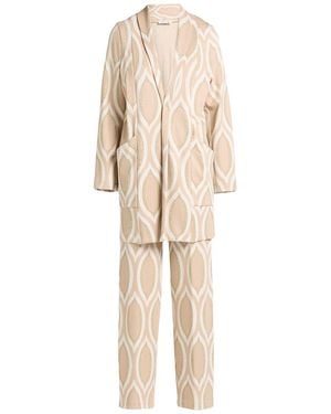 Shirtaporter Suit Viscose, Cotton, Polyester, Lurex - Natural