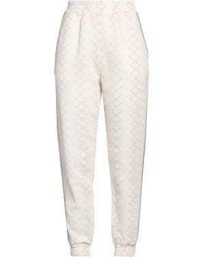 PHO® Firenze Ivory Pants Cotton, Polyester, Viscose, Metal Fiber, Polyamide - White