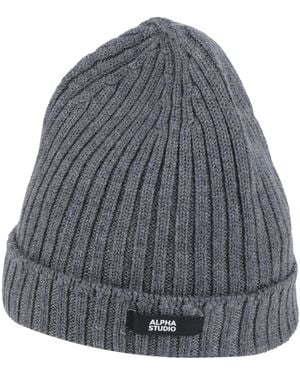 Alpha Studio Hat Merino Wool - Gray