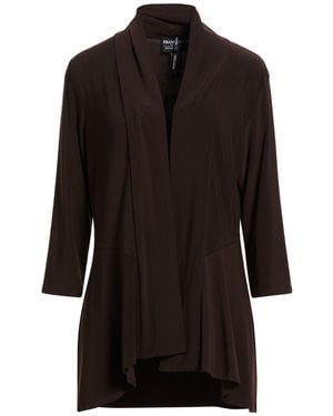 FRANK LYMAN Dark Cardigan Polyester, Elastane - Black