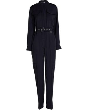 McQueen Jumpsuit Wool - Blue