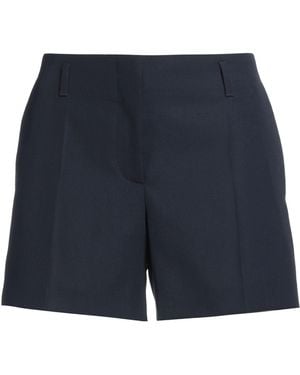 Dries Van Noten Midnight Shorts & Bermuda Shorts Polyester, Wool - Blue