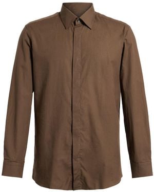 Caruso Shirt Cotton - Brown