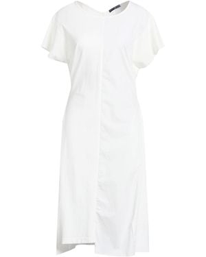 High Midi Dresses - White