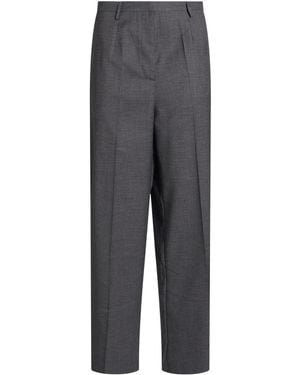 Shirtaporter Charcoal Pants Polyester, Viscose, Elastane - Gray