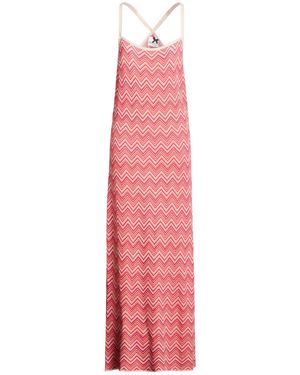 No Secrets Maxi Dress Cotton, Acrylic, Metallic Fiber - Pink