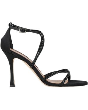 J.A.P. JOSE ANTONIO PEREIRA Sandals Leather - Black