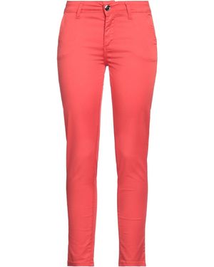 Siste's Trousers Cotton, Elastane - Red