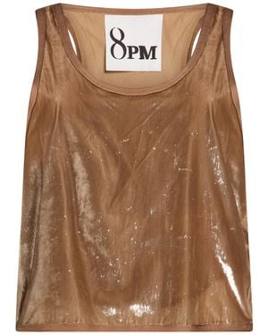 8pm Top - Brown