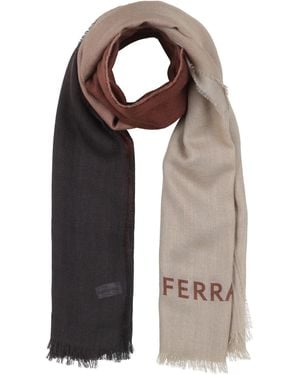 Ferragamo Scarf Cashmere, Silk - Green