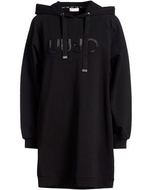 Liu Jo Mini Dress Cotton, Elastane - Black