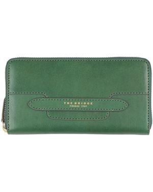 The Bridge Wallet Cow Leather - Green