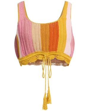 Anna Kosturova Top Cotton - Orange