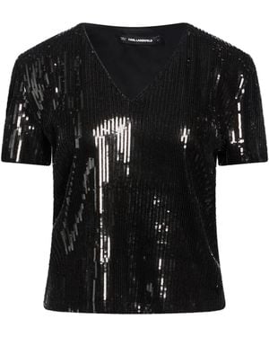 KARL LAGERFELD Tops - Black