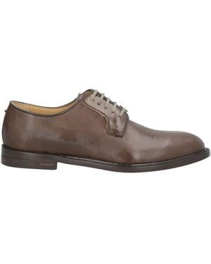 Brimarts Lace-Up Shoes Leather - Brown