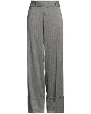 Gaelle Paris Trousers Polyester, Viscose, Elastane - Grey