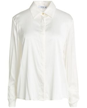 Please Ivory Shirt Viscose, Elastane - White