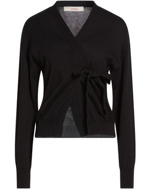 Jucca Wickelpullover - Schwarz