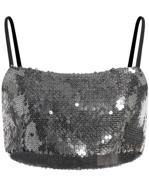 Semicouture Top Polyester - Grey