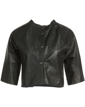 Giorgio Brato Jacket Leather - Black