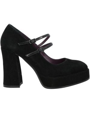 Apepazza Court Shoes Leather - Black