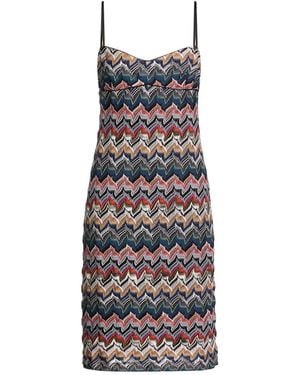 Missoni Midi-Kleid - Blau