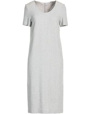 Amina Rubinacci Midi Dress Viscose, Polyethylene, Meryl - Gray