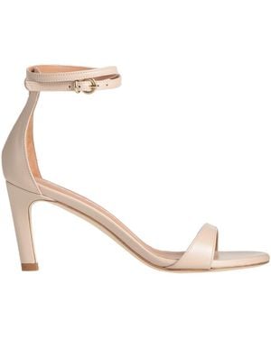 Lella Baldi Blush Sandals Leather - Natural