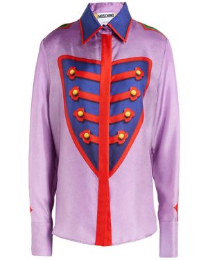 Moschino Couture Shirt Silk - Red