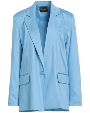 ACTUALEE Light Blazer Viscose, Polyester, Elastane - Blue