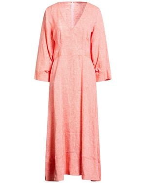 Caliban Coral Maxi Dress Linen - Pink