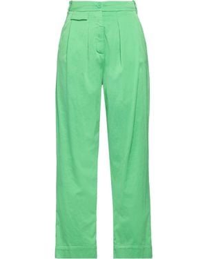 Momoní Trousers Viscose, Cotton, Elastane - Green