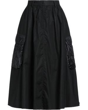 Herno Midi Skirt Cotton, Elastane, Polyamide, Polyester - Black