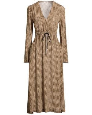 Ottod'Ame Caring Midi Dress Viscose - Natural