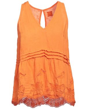 120% Lino Top Linen - Orange