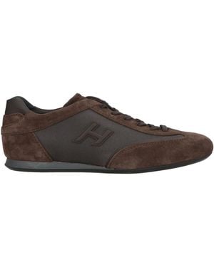 Tod's Sneakers Leather, Textile Fibers - Brown
