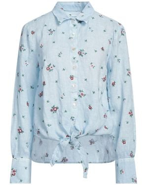120% Lino Shirt Linen - Blue