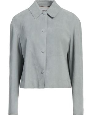 Agnona Jacket Lambskin - Gray