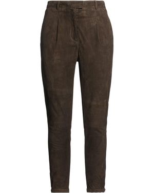 Eleventy Dark Pants Goat Skin - Gray