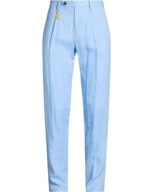 Manuel Ritz Trousers Linen - Blue