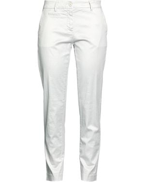 Mason's Pants Cotton, Elastane - White