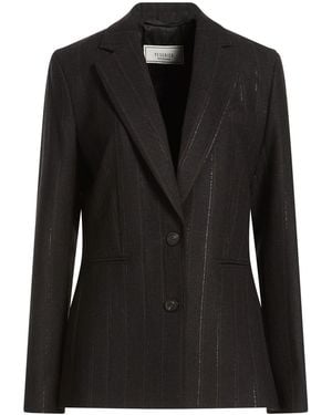 Peserico Blazer Virgin Wool, Elastane, Polyester - Black