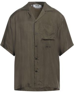 MSGM Shirt Cupro - Grey