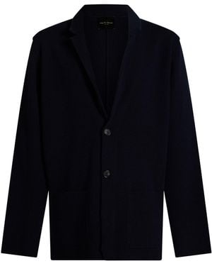 Roberto Collina Blazer Mohair Wool - Blue