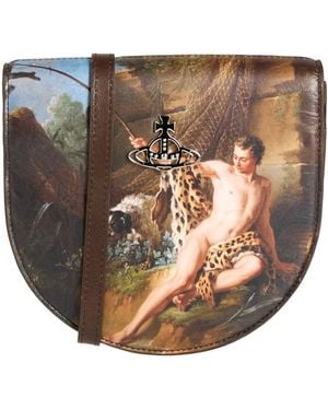 Vivienne Westwood Cross-Body Bag Leather - Brown