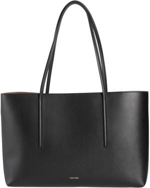 Calvin Klein Shoulder Bag Polyurethane - Black