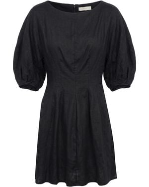 Faithfull the Brand Mini Dress Linen - Black